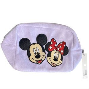 Mickey and Minnie Terry Large Pouch Stoney Clover